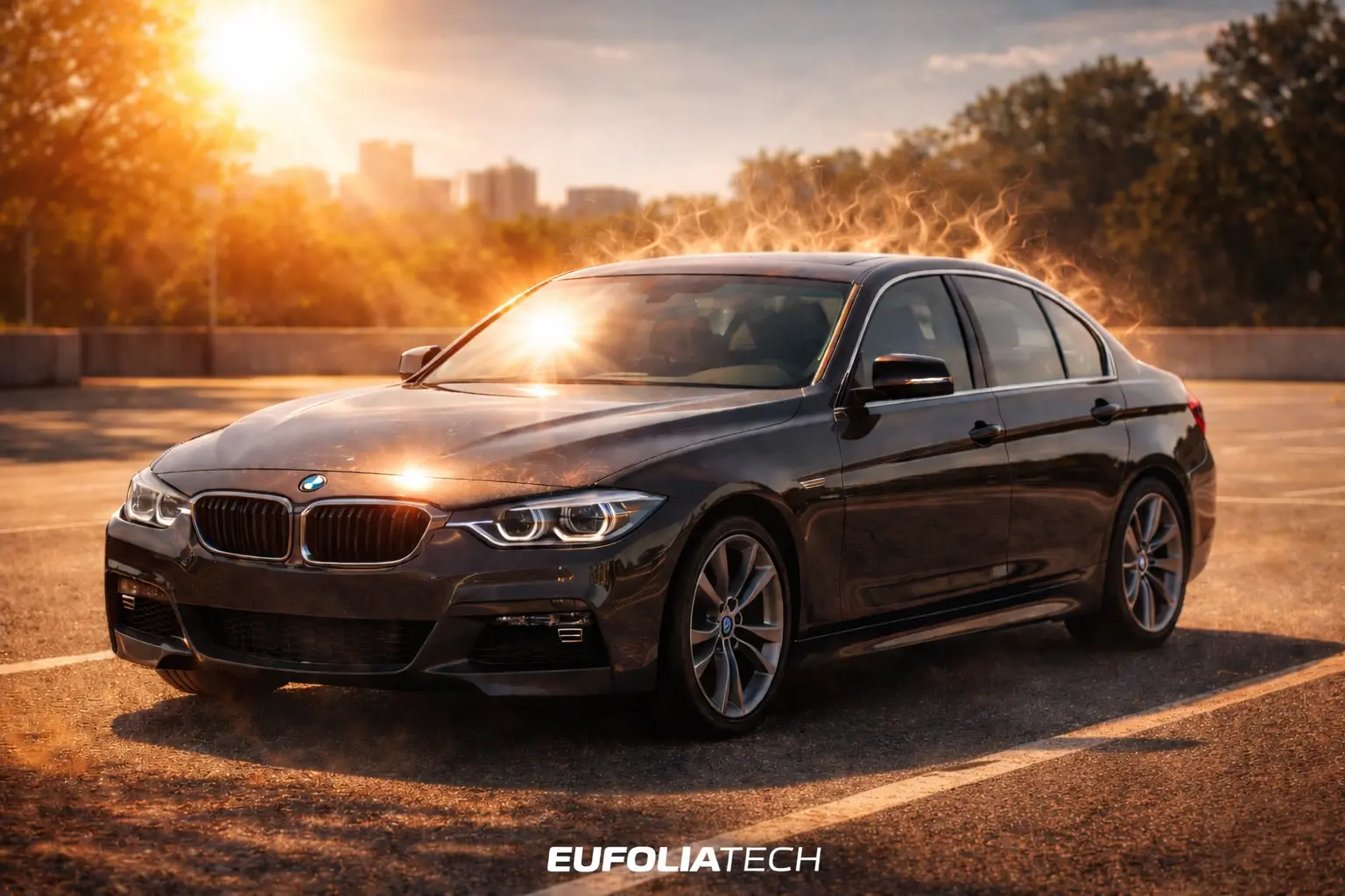 Napon parkoló autó utasterének felmelegedése – belső hőmérséklet akár 65 fok