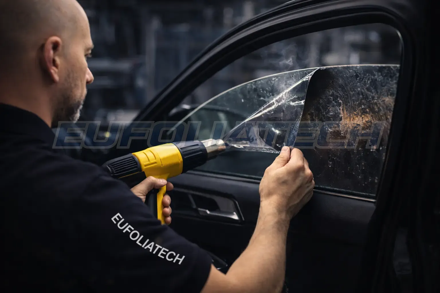 Autófólia eltávolítás kontrollált hőtechnikával