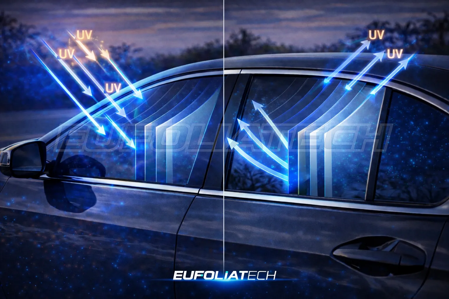 Autófólia tartósság – UV és hőterhelés elleni rétegvédelem ábra